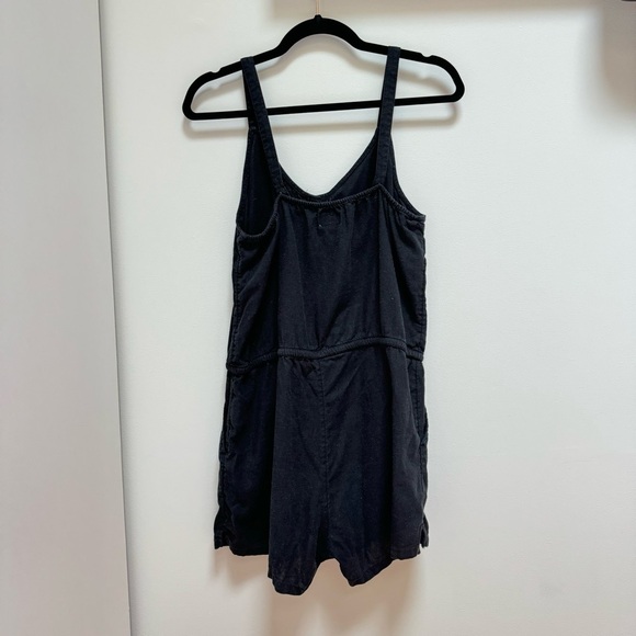 Old Navy Linen Romper Black Size Small - Picture 2 of 8